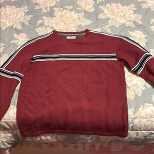 Red Boys Long Sleeve Sweater (Medium) - XG